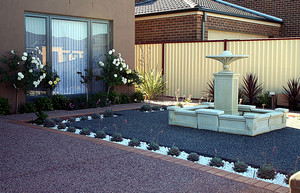 Asp Unique Paving Pic 3 - exposed aggregate two different design