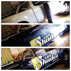 sparkle N wrap Pic 2 - During complete custom vehicle wrapping