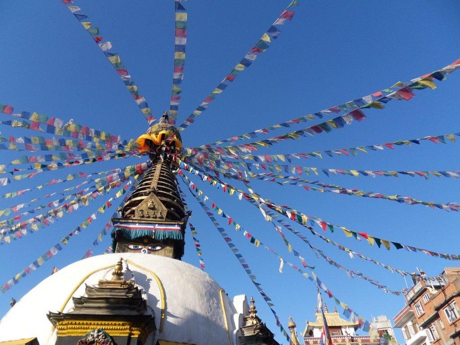 Mick & Jenny Sullivan Pic 1 - Small stupa in Kathmandu