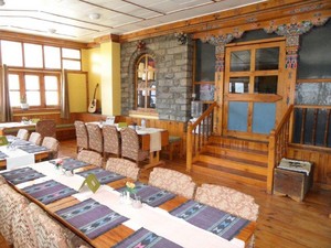 Mick & Jenny Sullivan Pic 5 - The dining room in a Luxury Trekking Lodge Nepal