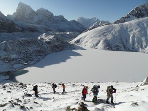 Mick & Jenny Sullivan Pic 3 - Trekking to Gokyo Ri Everest area Nepal