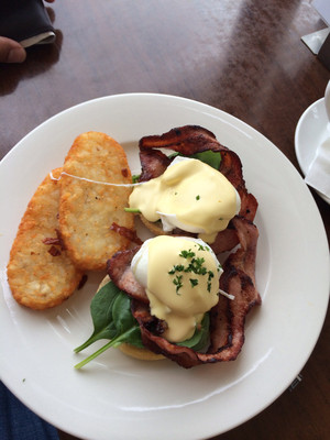 Karma Waters Restaurant Pic 4 - Eggs Benedict