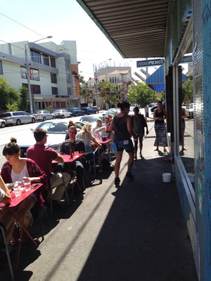 Galleon Cafe Pic 3 - Outside seating at Galleon