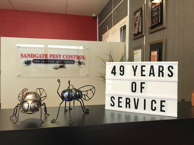 Sandgate Pest Control Pic 1 - In 2017 we celebrate 49 Years Of Operation This month of October is our birthday month Thank you to all of our loyal customers for your continued business and support over many years