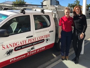 Sandgate Pest Control Pic 2 - The team at Sandgate Pest Control are professional trust worthy produce high quality work and are responsible Congratulations to Amy who is studying for her General Pest Control licence Have you seen one of our trucks out on the road