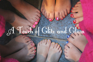 A Touch of Glitz and Glam Pic 3 - A TOUCH OF GLITZ AND GLAM PEDICURE TREATMENTS