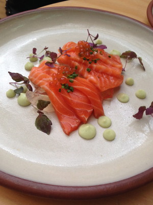 Devon Cafe Pic 5 - King Salmon Sashimi