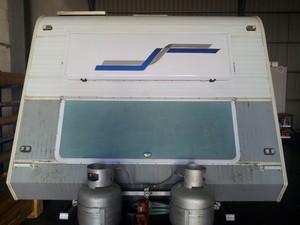 Lake Macquarie Caravan Repairs Pic 4 - Tired old vinyl front