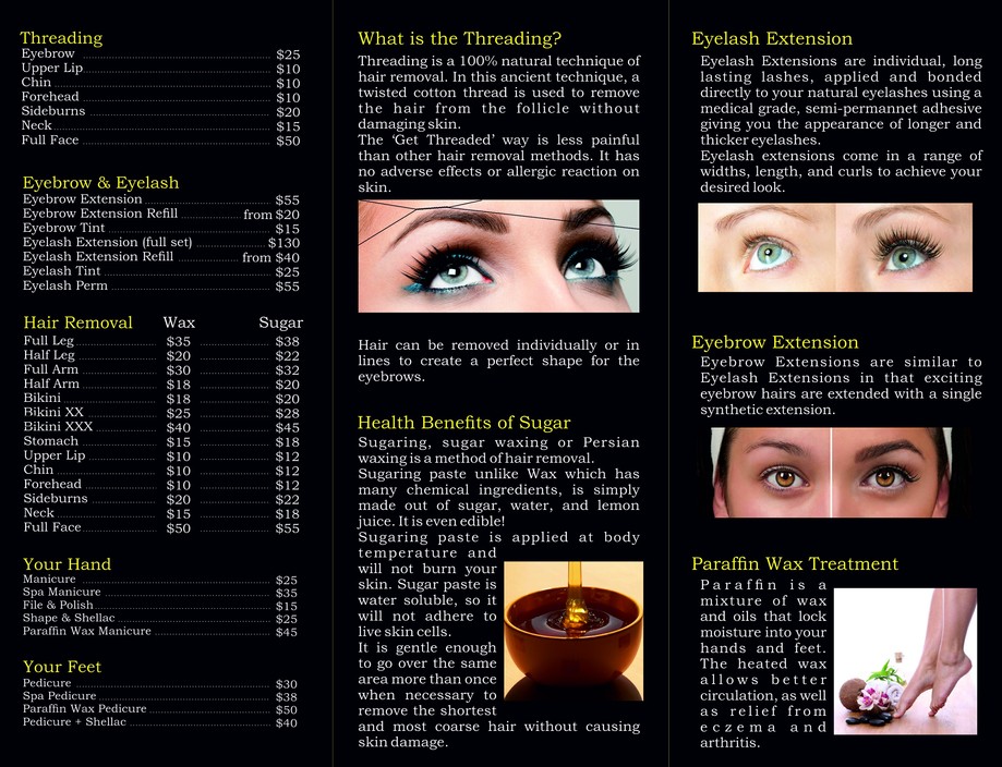 Marya Eyebrow & Beauty Pic 1 - Marya Eyebrow Beauty salon is located at corner of Goodwood Rd and Albert Street Services Eyebrow Threading Eyebrow Extension Eyelash Extension Waxing Sugar Waxing Manicure and Pedicure and Parrafin spa