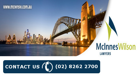 McInnes Wilson Lawyers Pic 1 - McInnes Wilson Lawyers NSW Working in Commercial Dispute Resolution Administrative Law Estate Law Workplace Relations Insurance Litigation Statutory Claims and other areas