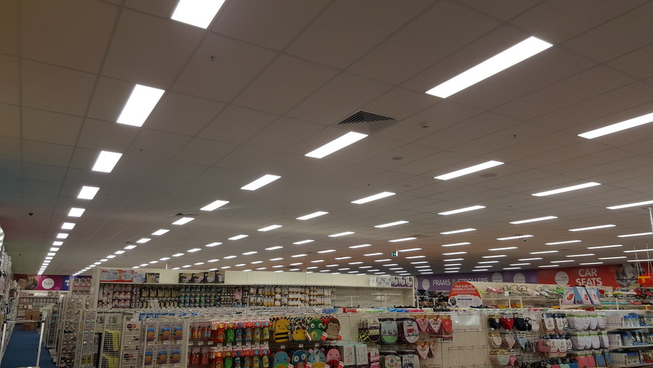 CJC Sydney Electrical Services Pic 1 - BABY BUNTING SHOP FITOUTLIGHTING LAYOUT