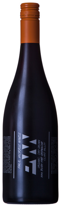 Paul Morris Wines Pic 1 - 2014 Bush Vine GRENACHE Clare Valley organic dry grown vegan friendly