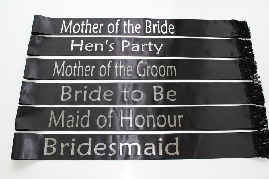 Personalised Sashes Pic 1