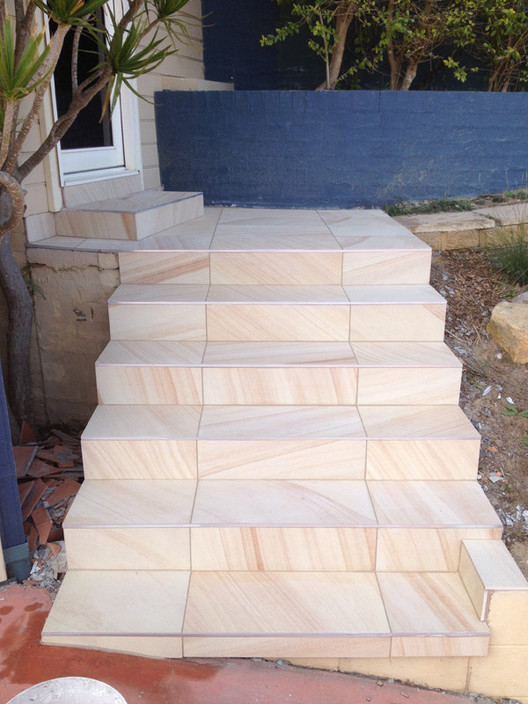 Creative Coastal Tiling Pic 1 - Outdoor steps tiled