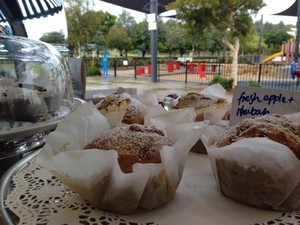 Jasmine Greens Pic 4 - fresh muffins at Jasmine Greens Park Kiosk