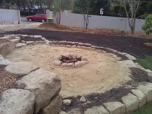 Rockwalls on Gold coast Pic 4 - outdoor firepit