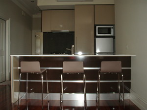 Timeball Apartments Pic 4 - view of the kitchen from our balcony