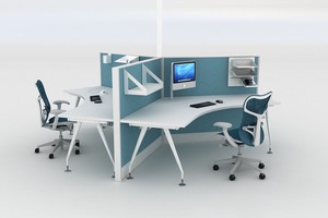 Aspen Commercial Interiors Pic 5 - Spektrum Groove Workstation Spektrum 50 Screen and Accessories