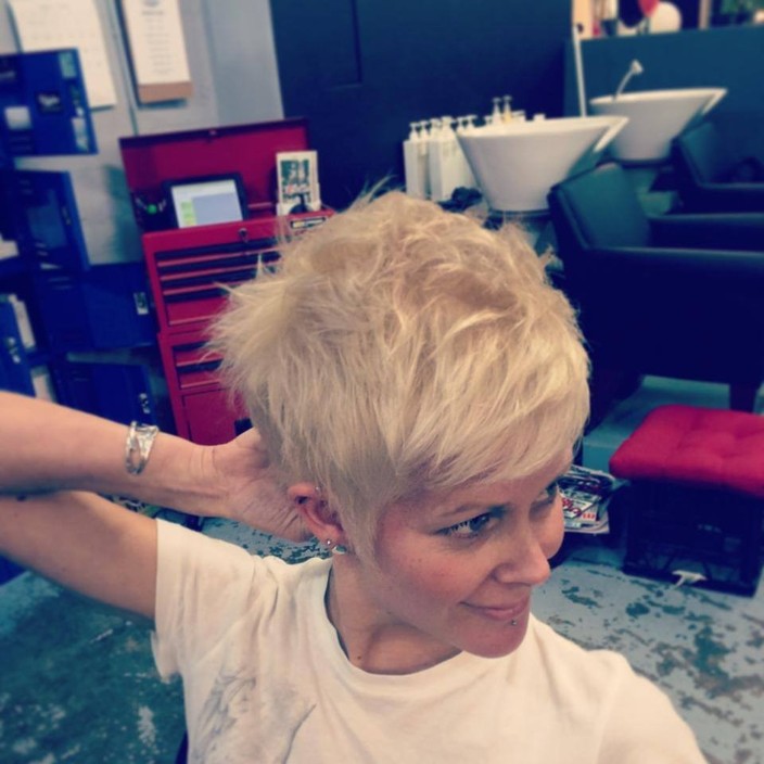 D C ENO Hair Studio Pic 1 - DJ LouLou Sporting her new style