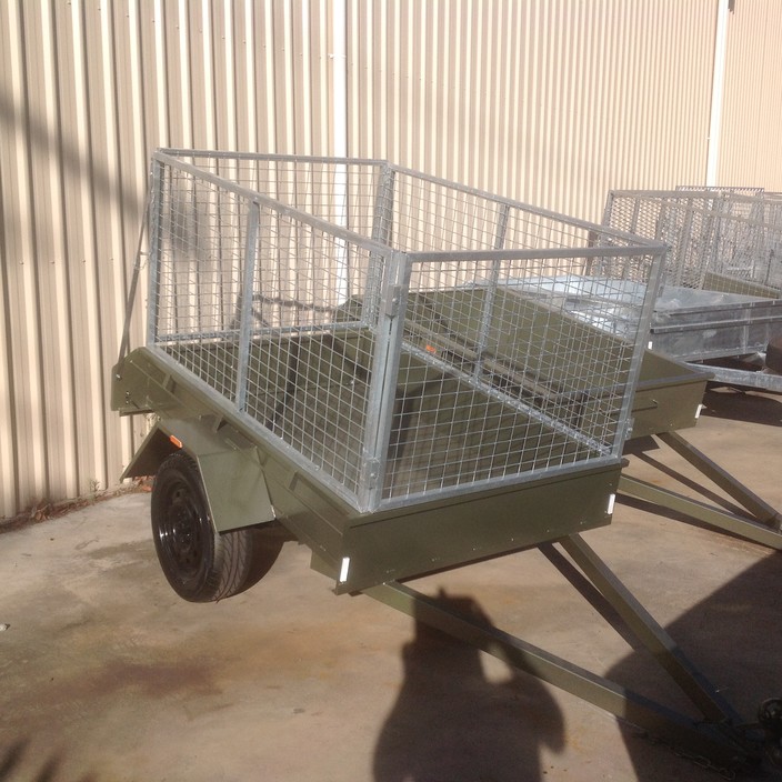 Loadstar Trailers Pic 1 - New 6x4 box trailer with cage