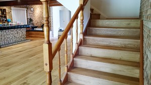 City Floors Pic 2 - Custom Stairs Oak Floors