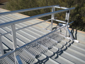 Anchor Safe Systems Pty Ltd Pic 3 - 2metre Access Guardrail Walkway with Self Closing Gate