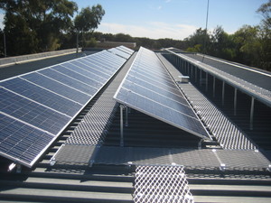 Anchor Safe Systems Pty Ltd Pic 4 - Aluminium Walkway System for accessing solar panels