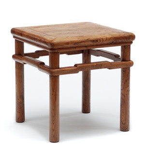 Humble House Pic 2 - 19th century elmwood square stool