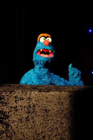 Larrikin Puppets Pic 4 - Troggg the blue monster Main star of the puppet shows Puppet MC at events