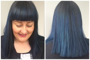 Strauss-Murphy & Co Hair Emporium Pic 2 - Blue Hair I Dont Care