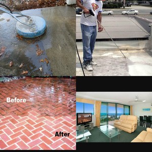 Sunshine Coast Bond Cleans Pic 3 - Pressure Cleaning and Rotary Cleaning we do it all