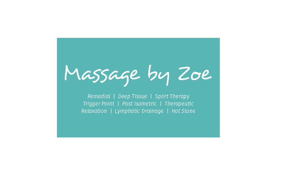 Massage By Zoe Pic 1