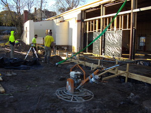 All Boxed Concreting Pty Ltd Pic 3 - Frankston Town Hall poring slab