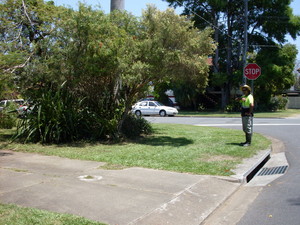 MowJo Mowing And Landscaping Pic 4 - checking over the job making sure everything looks great