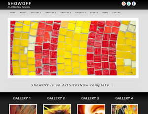 ArtSitesNow Pic 4 - WordPress theme template for artists