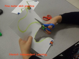 Stacey's - Independent Learning Pic 2 - Fine motor skills in practice