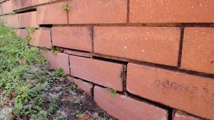 Pro-Check Building Services Pic 4 - Cracking found in the retaining wall during the build and pest inspection in the Capalaba Alexander Hills and Cleveland areas