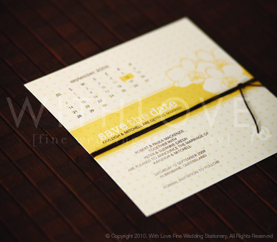 With Love - Fine Wedding Stationery Pic 1 - Oh Happy Day Save the Date