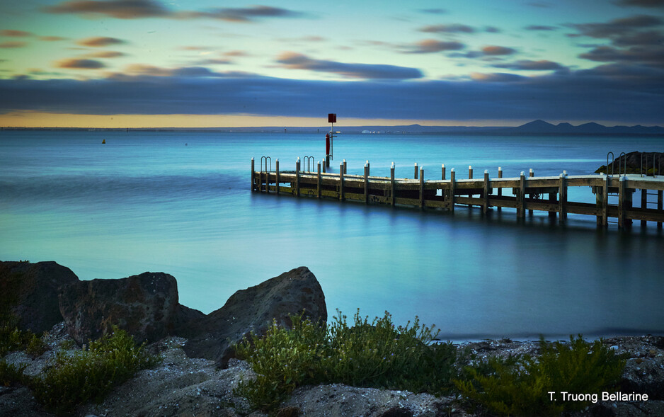 Fat Fox Art Gallery Pic 1 - Fishmen Pier in Bellarine