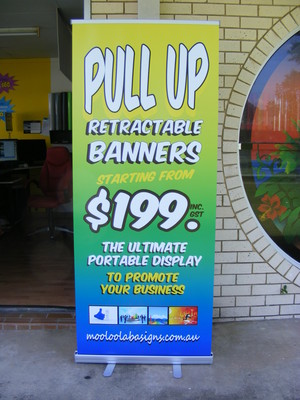 Mooloolaba Signs N Stickers Pic 4 - pull up banners