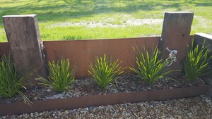 Steel and Stone Retaining Walls Pic 4 - Steel Retaining Wall Construction