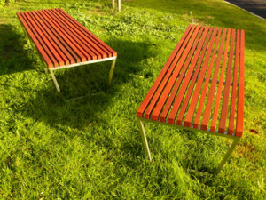 Chris Maple Pic 5 - Jarrah and Stainless Steel Benches