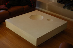 Chris Maple Pic 4 - Moon Coffee Table in Cream Concrete