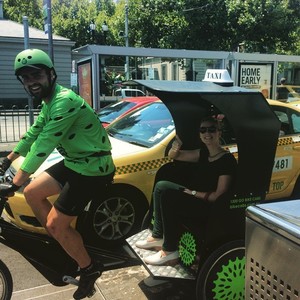 Melbourne Bike Cabs Pic 2 - Getting around town swiftly through traffic