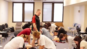 FirstAidPro - Mount Gambier Pic 4 - First Aid Classes teacher giving instructions Cpr class FirstAidPro Mount Gambier