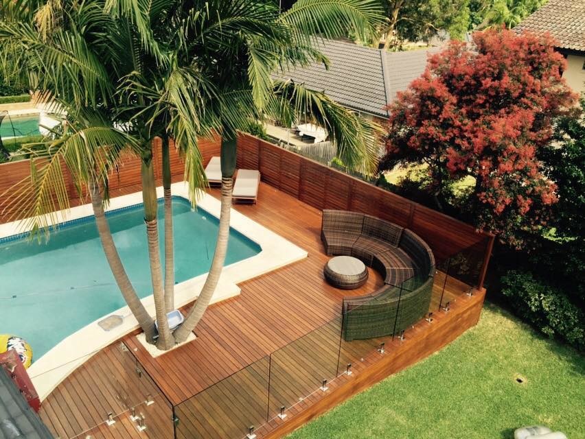 JGC Constructions Pty Ltd Pic 1 - hardwood deck and privacy screening to ensure complete privacy and luxury