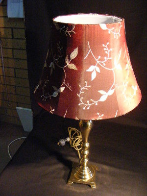 Lippy's Furniture & Antiques Pic 5 - Restored Art Novae brass lamp