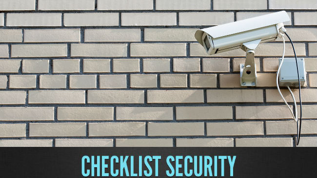 Checklist Security Pic 1