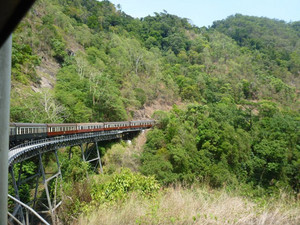 Cairns Kuranda Steam Train Pic 5 - Going up to Kuranda