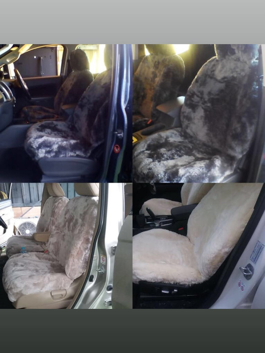 Car Sheepskin Covers Pic 1 - Sheepskin Seat Covers